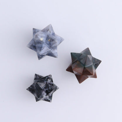 Mixed Stones Stars Set of 13 - Expert Wholesale and Supplier of Wholesale Crystals & Bulk Gemstones, ["jasper","Quartz","Rose Quartz","stars"]