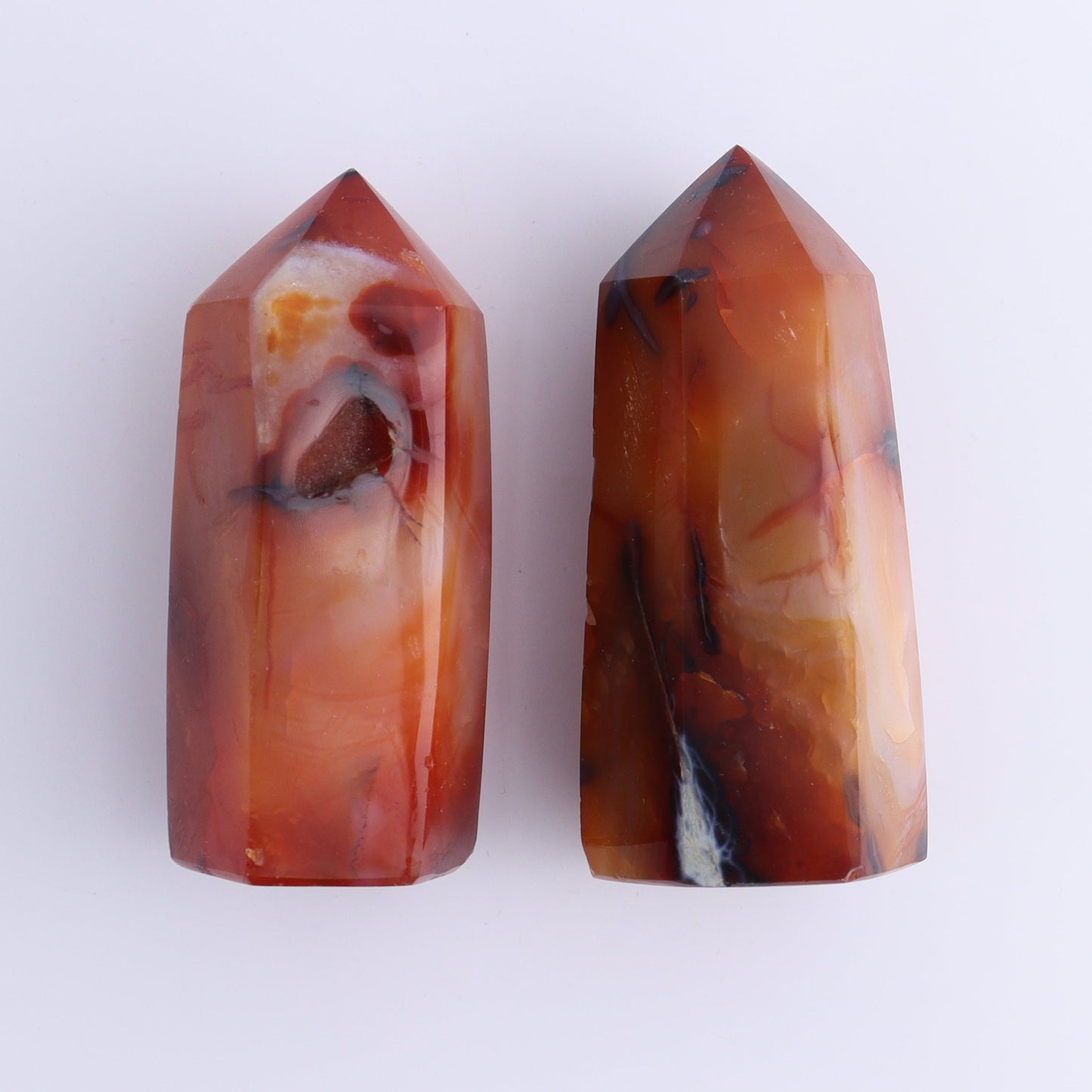 Carnelian Towers Set of 14 - Expert Wholesale and Supplier of Wholesale Crystals & Bulk Gemstones, ["carnelian","Madagascar","Towers"]