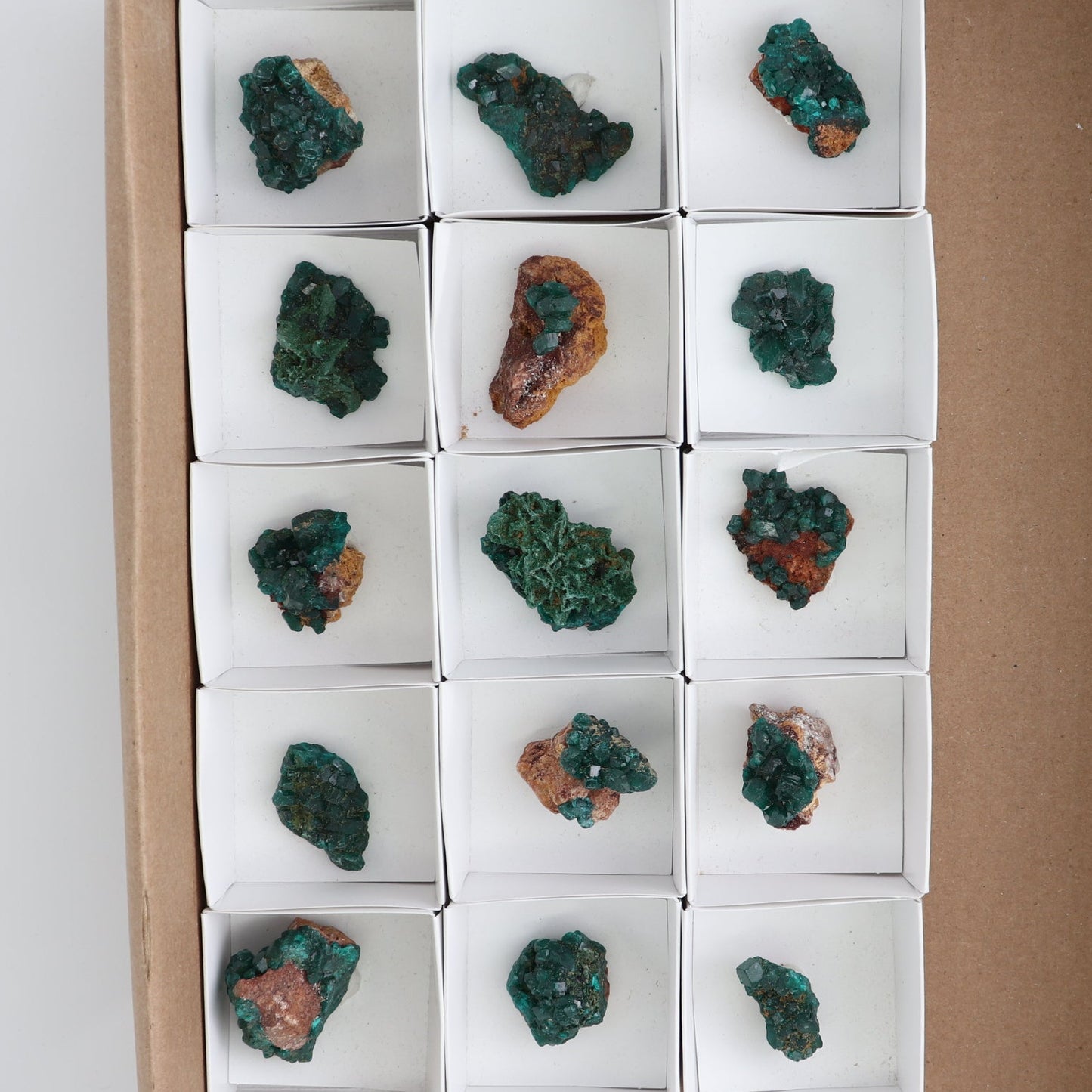 Dioptase Set of 15
