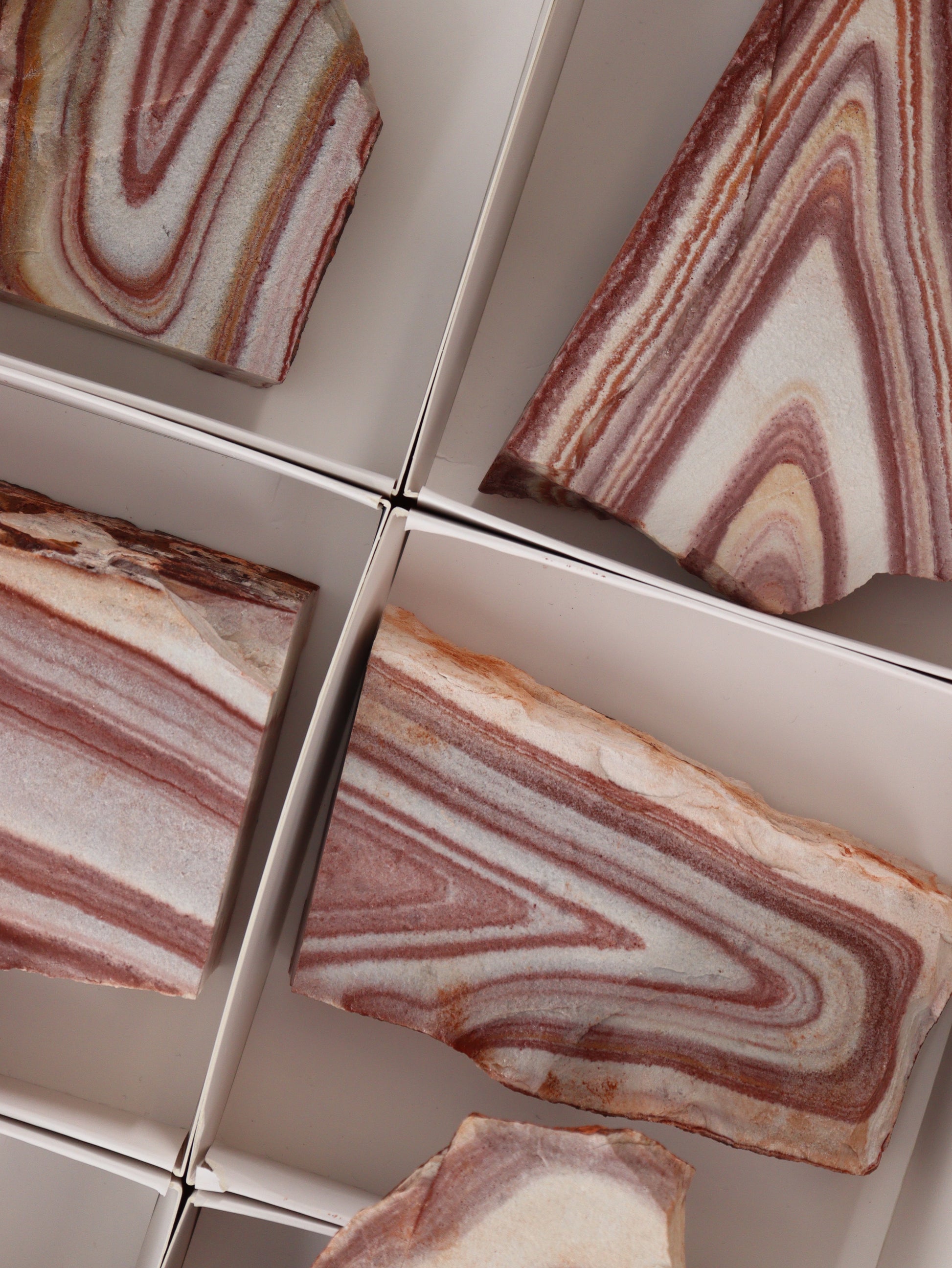 Rhyolite Slices and Slabs Set of 6 - Expert Wholesale and Supplier of Wholesale Crystals & Bulk Gemstones, []