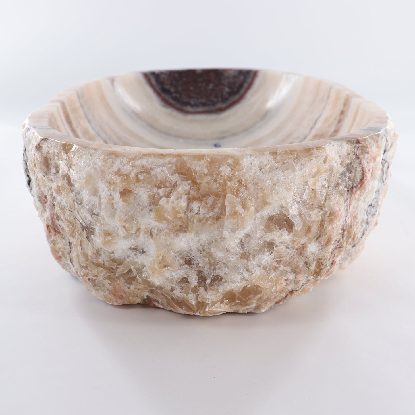 Mexican Onyx/Calcite Oval Sink Bowl