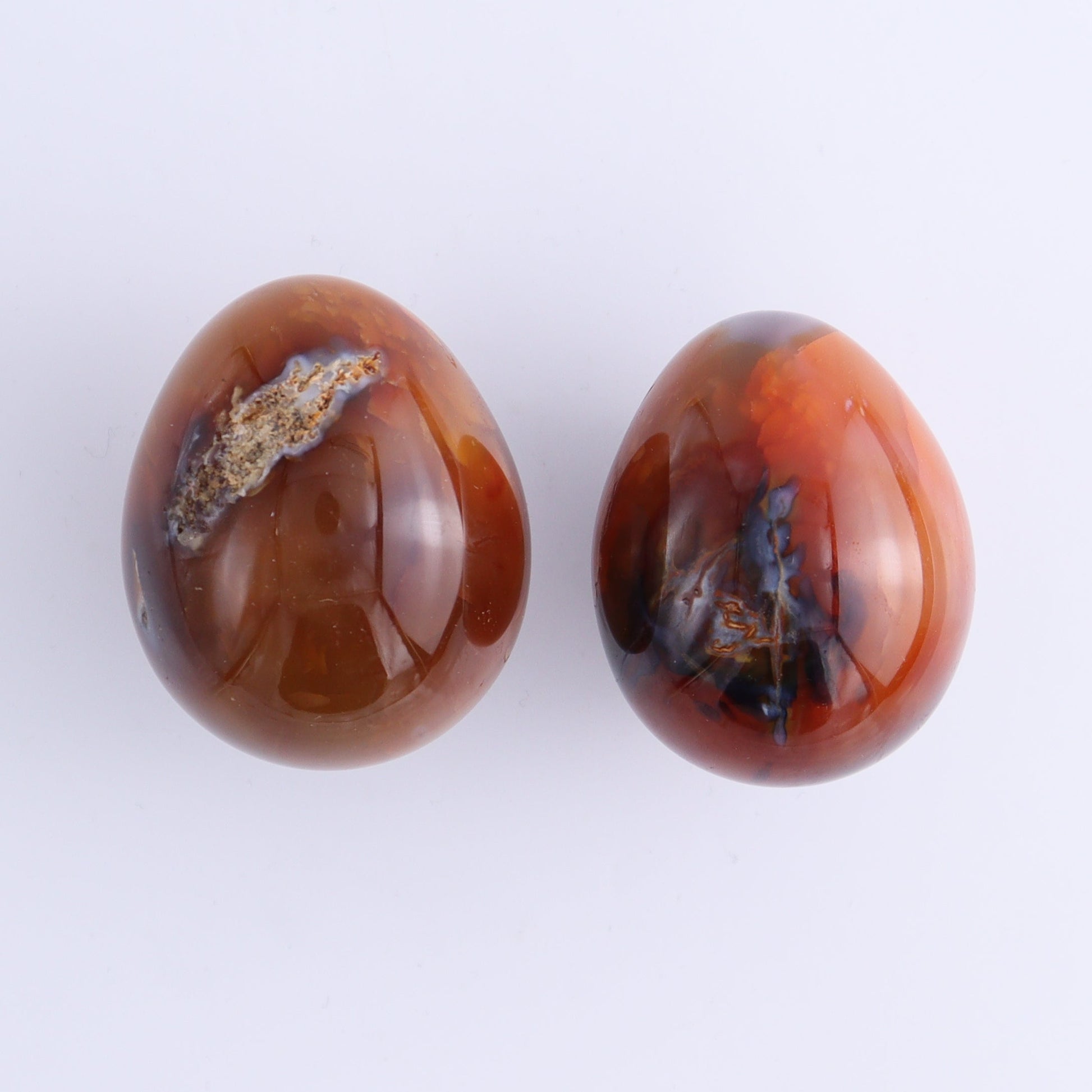 Carnelian Eggs Set of 12 - Expert Wholesale and Supplier of Wholesale Crystals & Bulk Gemstones, ["carnelian","Eggs","Madagascar"]
