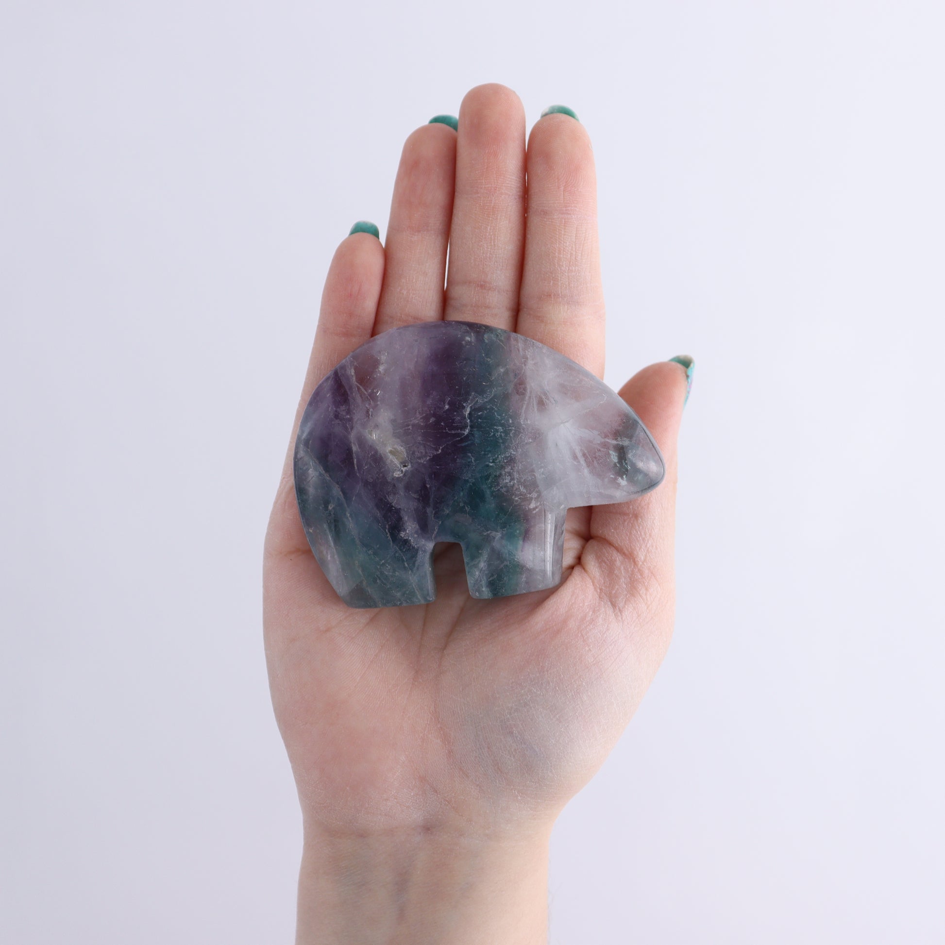 Fluorite Bears set of 6 - Expert Wholesale and Supplier of Wholesale Crystals & Bulk Gemstones, ["Bears","Fluorite","Indonesia","Zuni Bears"]
