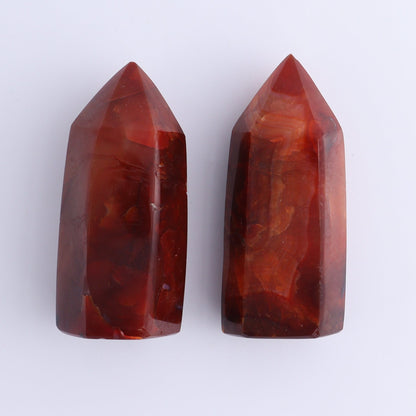 Carnelian Towers Set of 14 - Expert Wholesale and Supplier of Wholesale Crystals & Bulk Gemstones, ["carnelian","Madagascar","Towers"]