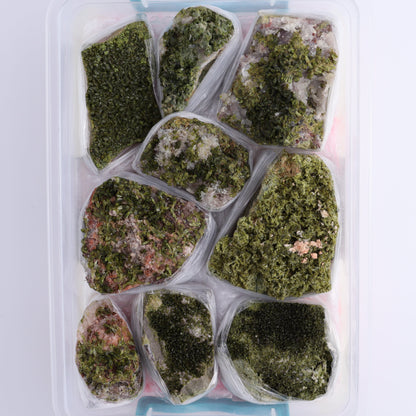 Epidote Flat from Morocco - Expert Wholesale and Supplier of Wholesale Crystals & Bulk Gemstones, ["epidote","Flats","Morocco"]
