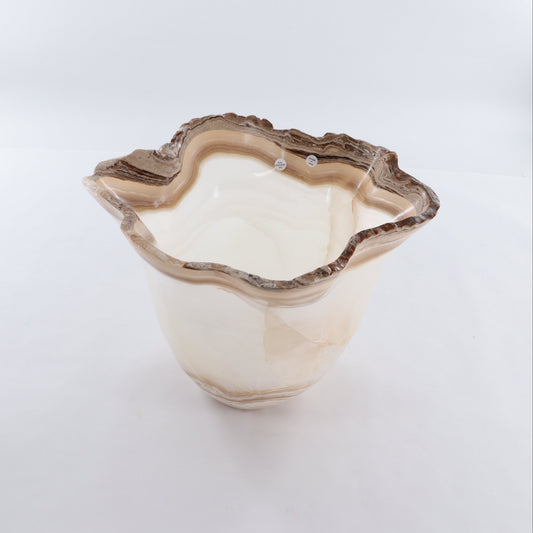 Mexican Onyx/Calcite Bowl - Expert Wholesale and Supplier of Wholesale Crystals & Bulk Gemstones, ["Bowls","Calcite","Mexico","onyx"]