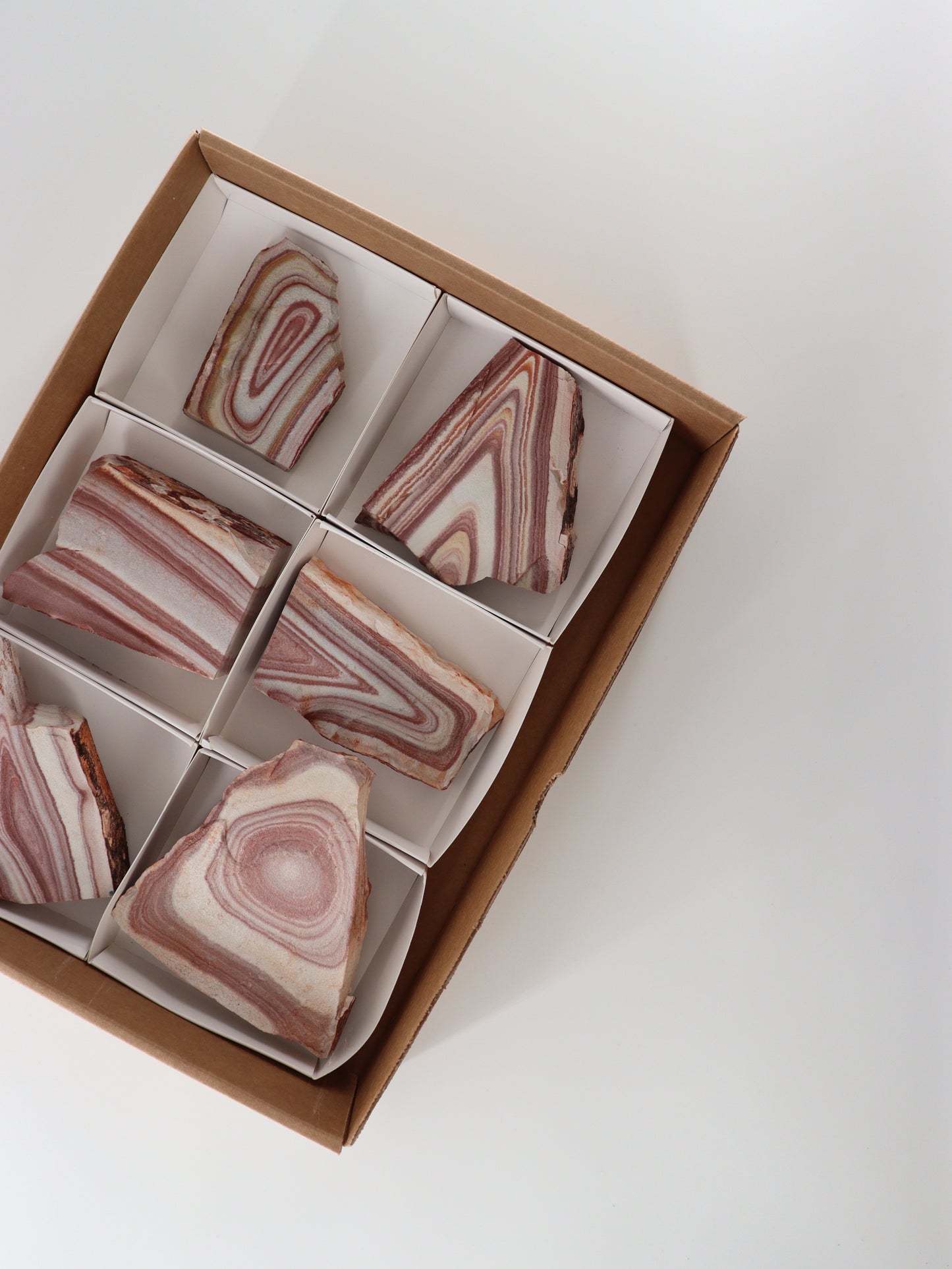 Rhyolite Slices and Slabs Set of 6 - Expert Wholesale and Supplier of Wholesale Crystals & Bulk Gemstones, []
