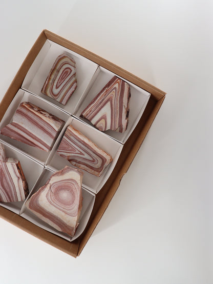 Rhyolite Slices and Slabs Set of 6 - Expert Wholesale and Supplier of Wholesale Crystals & Bulk Gemstones, []