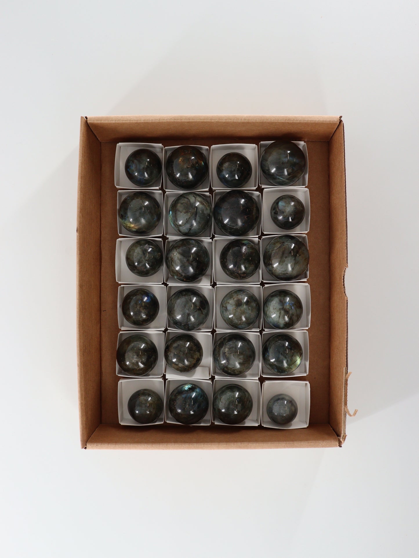 Labradorite Spheres Flat - Expert Wholesale and Supplier of Wholesale Crystals & Bulk Gemstones, []
