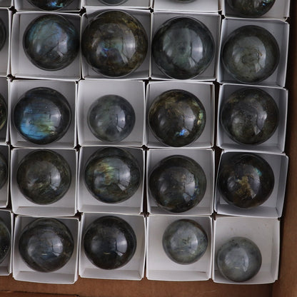 Labradorite Spheres Set of 30