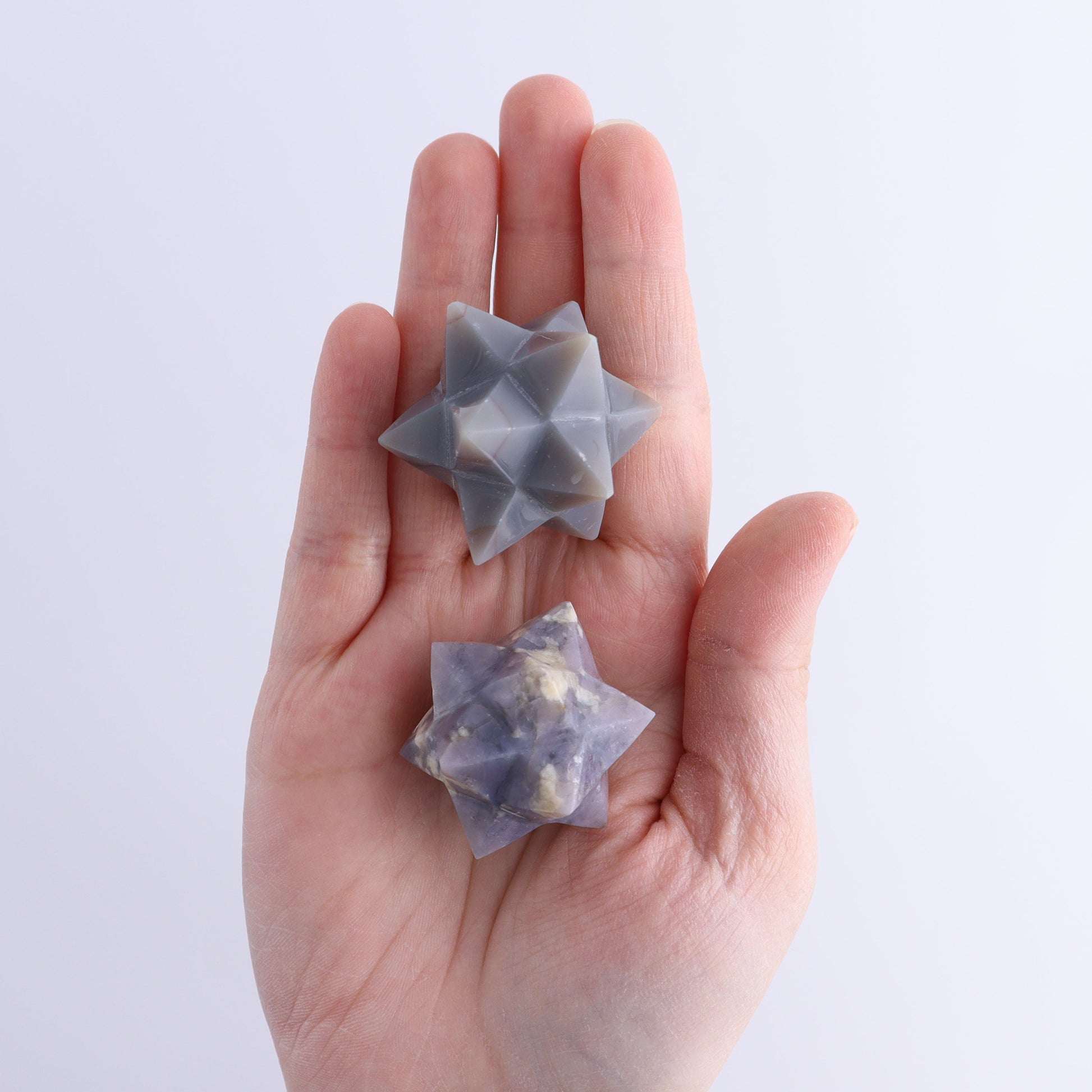 Mixed Stones Stars Set of 15 - Expert Wholesale and Supplier of Wholesale Crystals & Bulk Gemstones, ["jasper","Quartz","Rose Quartz","stars"]
