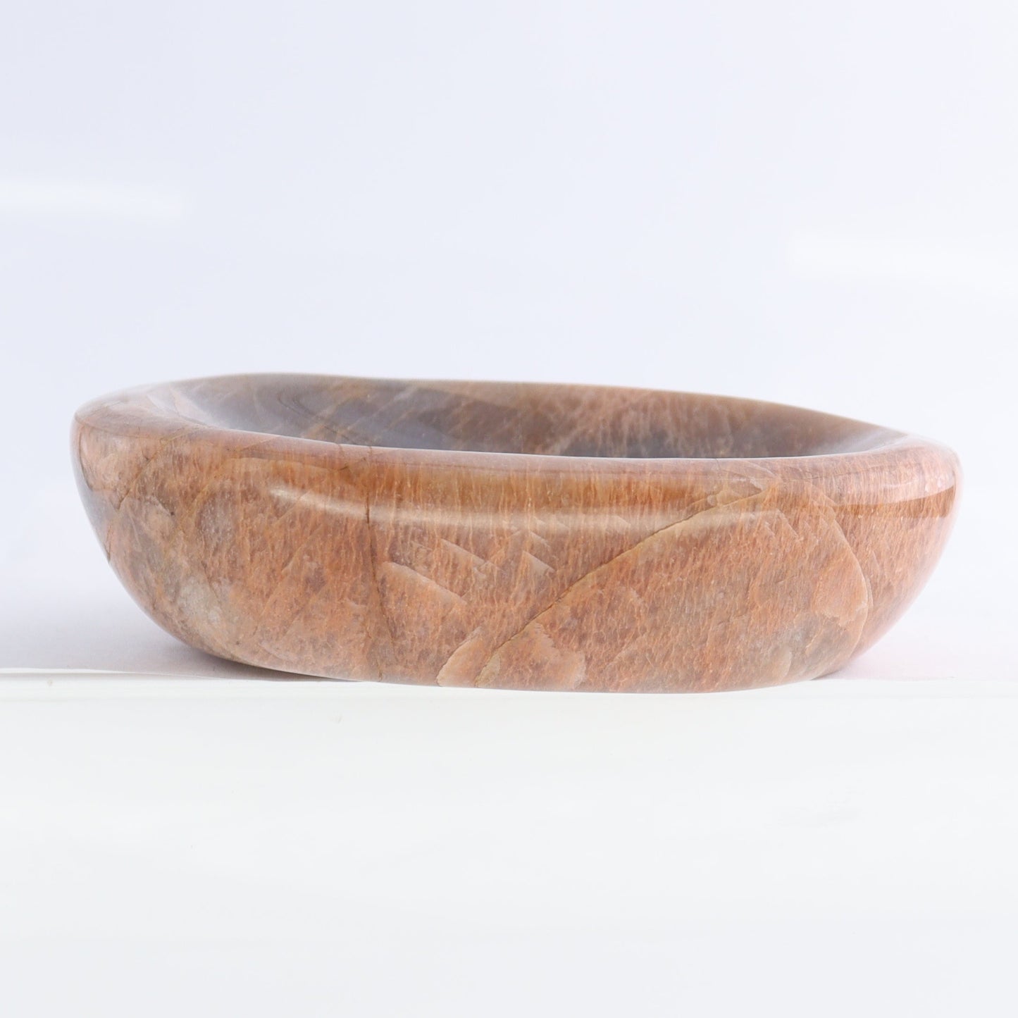 Peach Moonstone Bowl Set of 4 - Expert Wholesale and Supplier of Wholesale Crystals & Bulk Gemstones, ["bowl","Bowls","Peach Moonstone"]