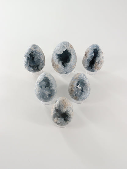 Celestite Eggs Set of 6 - Expert Wholesale and Supplier of Wholesale Crystals & Bulk Gemstones, []