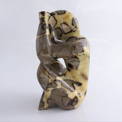 Septarian Meditating Man - Expert Wholesale and Supplier of Wholesale Crystals & Bulk Gemstones, ["close_30","Meditating Man","Mixed Carvings","Septarian"]