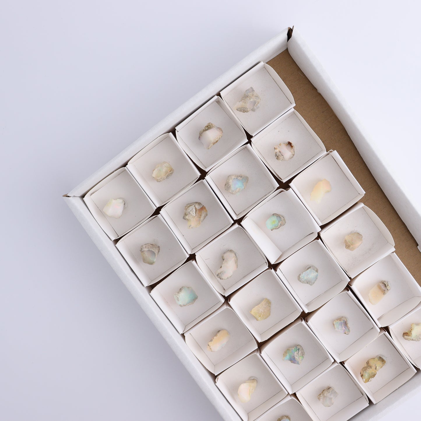 Ethiopian Opal Set of 24 - Expert Wholesale and Supplier of Wholesale Crystals & Bulk Gemstones, ["Ethiopia","ethiopian opal","Opal"]