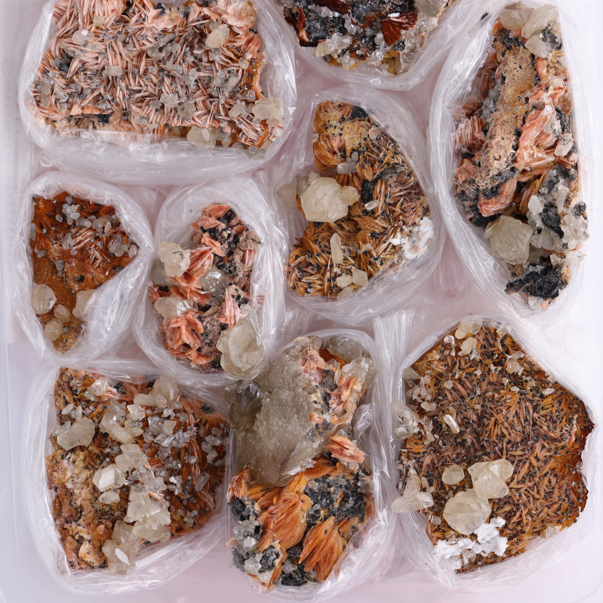 Cerussite Barite from Morocco Flat - Expert Wholesale and Supplier of Wholesale Crystals & Bulk Gemstones, ["Cerussite Barite","Flats","Morocco"]