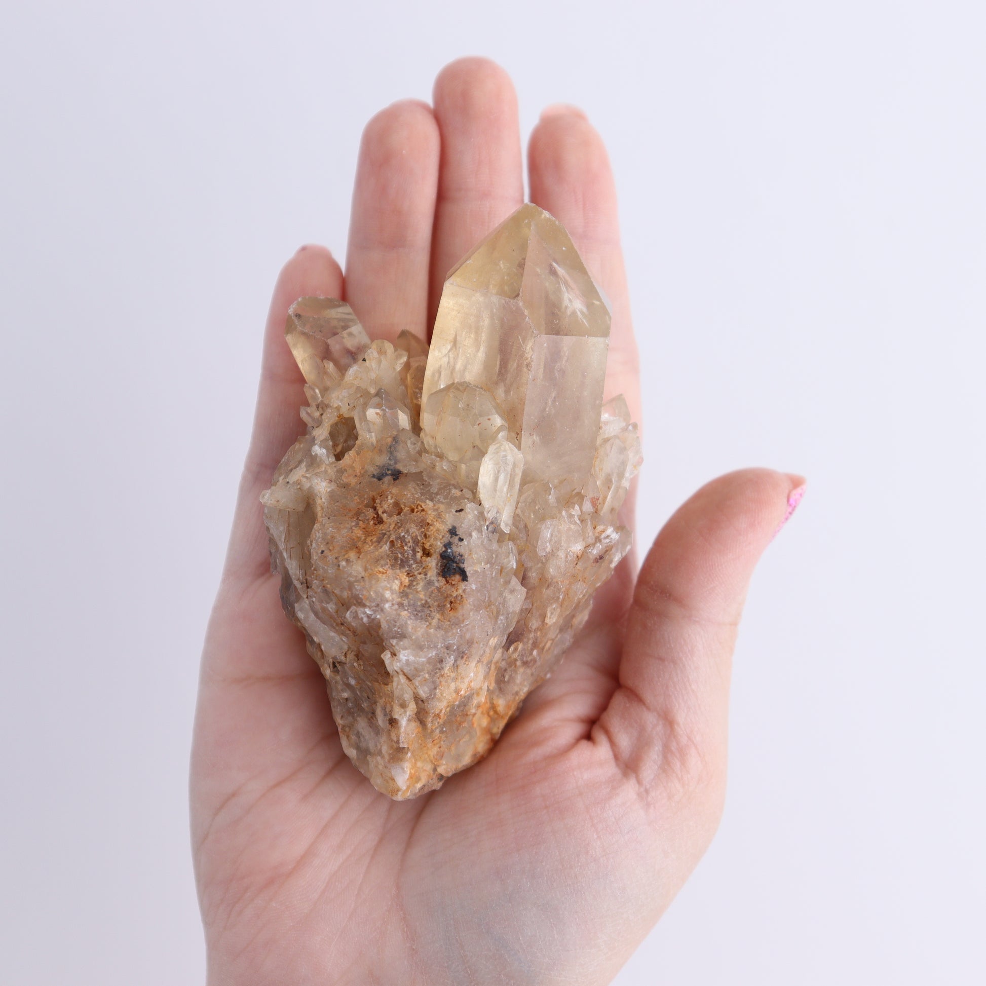 Imperfect Citrine Points Set of 6 - Expert Wholesale and Supplier of Wholesale Crystals & Bulk Gemstones, ["Citrine","Points","Rough","Roughs"]