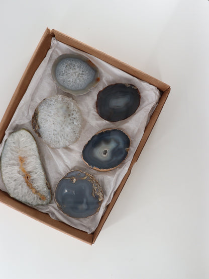 Agate Slices and Slabs Set of 6 - Expert Wholesale and Supplier of Wholesale Crystals & Bulk Gemstones, []