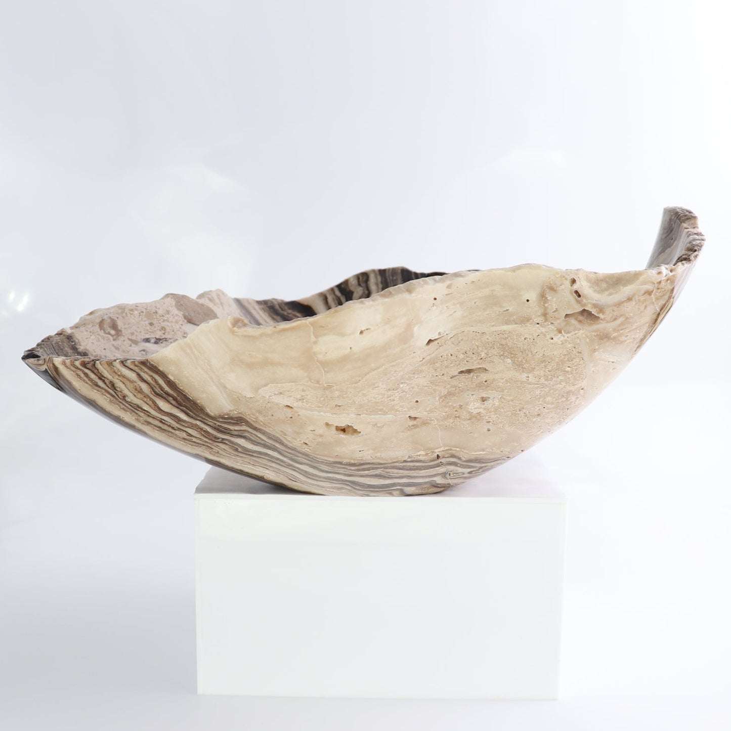 Mexican Onyx/Calcite Bowl 13"