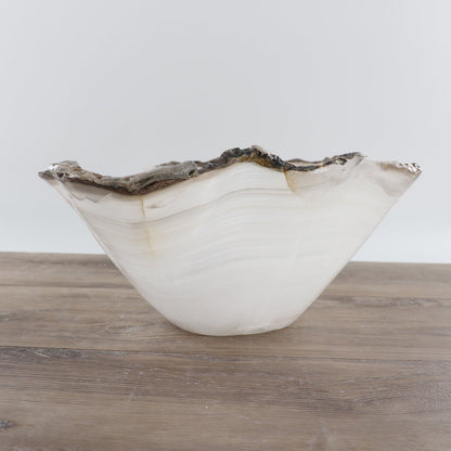 Mexican Onyx/Calcite Bowl 15"