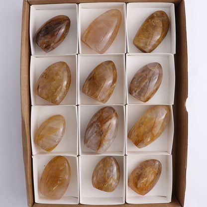 Hematite Freeforms Set of 12 - Expert Wholesale and Supplier of Wholesale Crystals & Bulk Gemstones, ["Freeform","Hematite","Madagascar"]