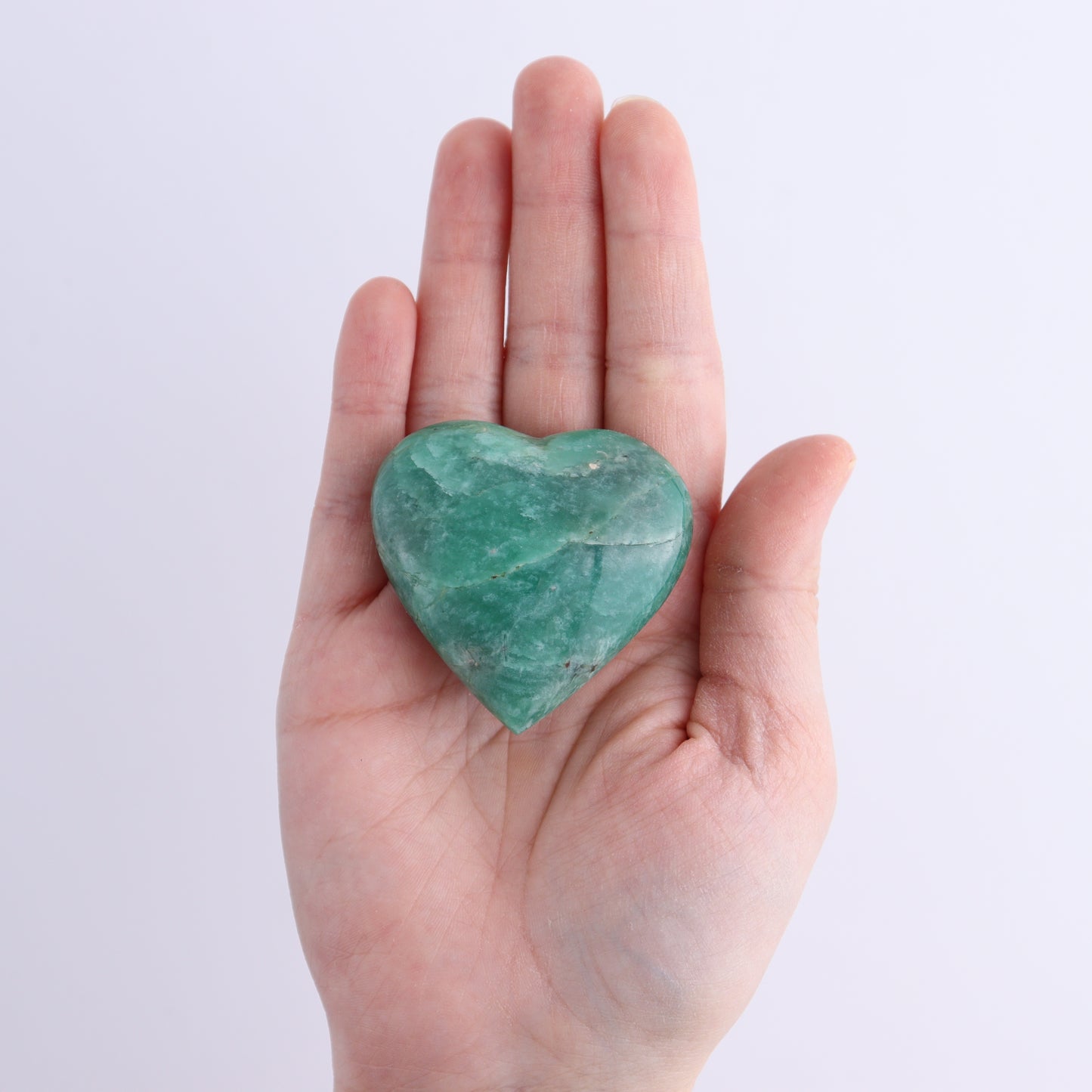Amazonite Hearts Set of 12 - Expert Wholesale and Supplier of Wholesale Crystals & Bulk Gemstones, ["Amazonite","Hearts","Madagascar"]