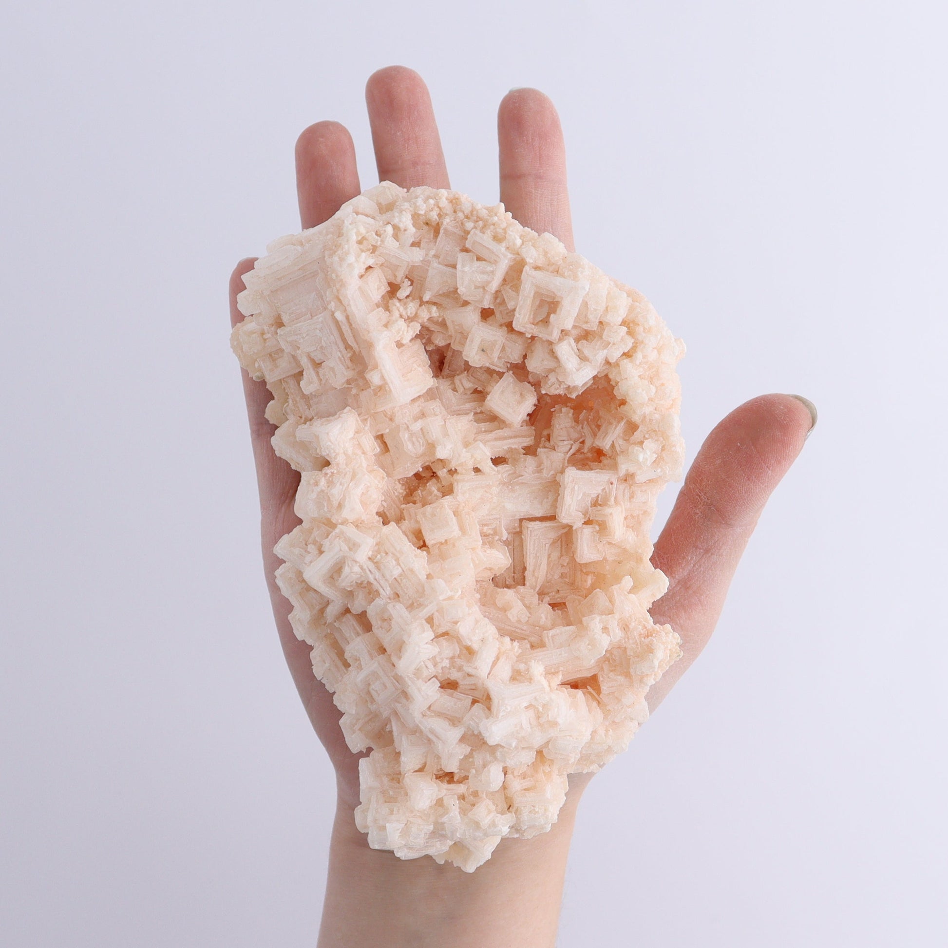 Halite on Trona from Owens Lake Set of 6 - Expert Wholesale and Supplier of Wholesale Crystals & Bulk Gemstones, ["California","Flats","Halite","halite on trona","Pink Halite","United States"]