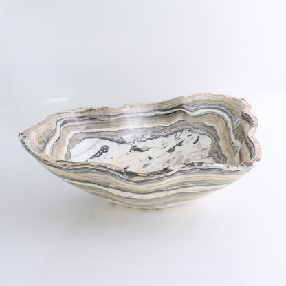 Mexican Onyx/Calcite Bowl 15"