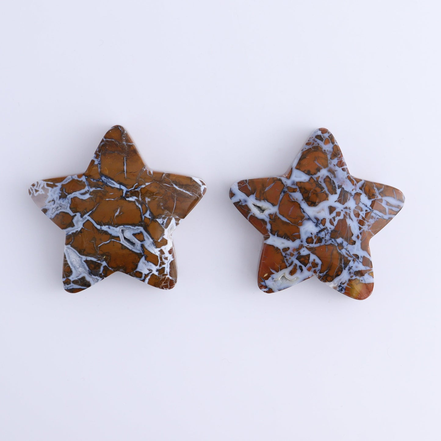 Brecciated Jasper Stars Set of 11 - Expert Wholesale and Supplier of Wholesale Crystals & Bulk Gemstones, ["Brecciated Jasper","Indonesia","stars"]