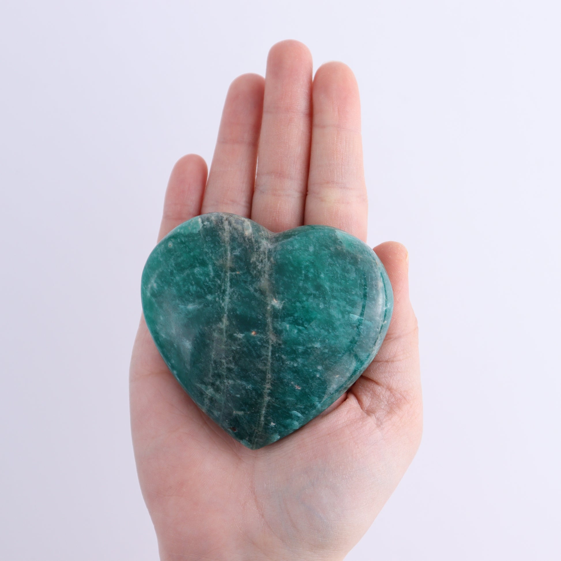 Amazonite Hearts Set of 12 - Expert Wholesale and Supplier of Wholesale Crystals & Bulk Gemstones, ["Amazonite","Hearts","Madagascar"]