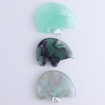 Fluorite Bears set of 6 - Expert Wholesale and Supplier of Wholesale Crystals & Bulk Gemstones, ["Bears","Fluorite","Indonesia","Zuni Bears"]