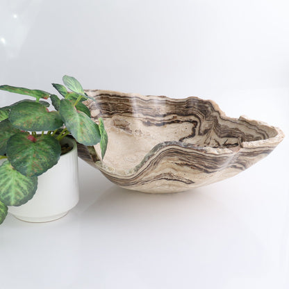 Mexican Onyx/Calcite Bowl 14"
