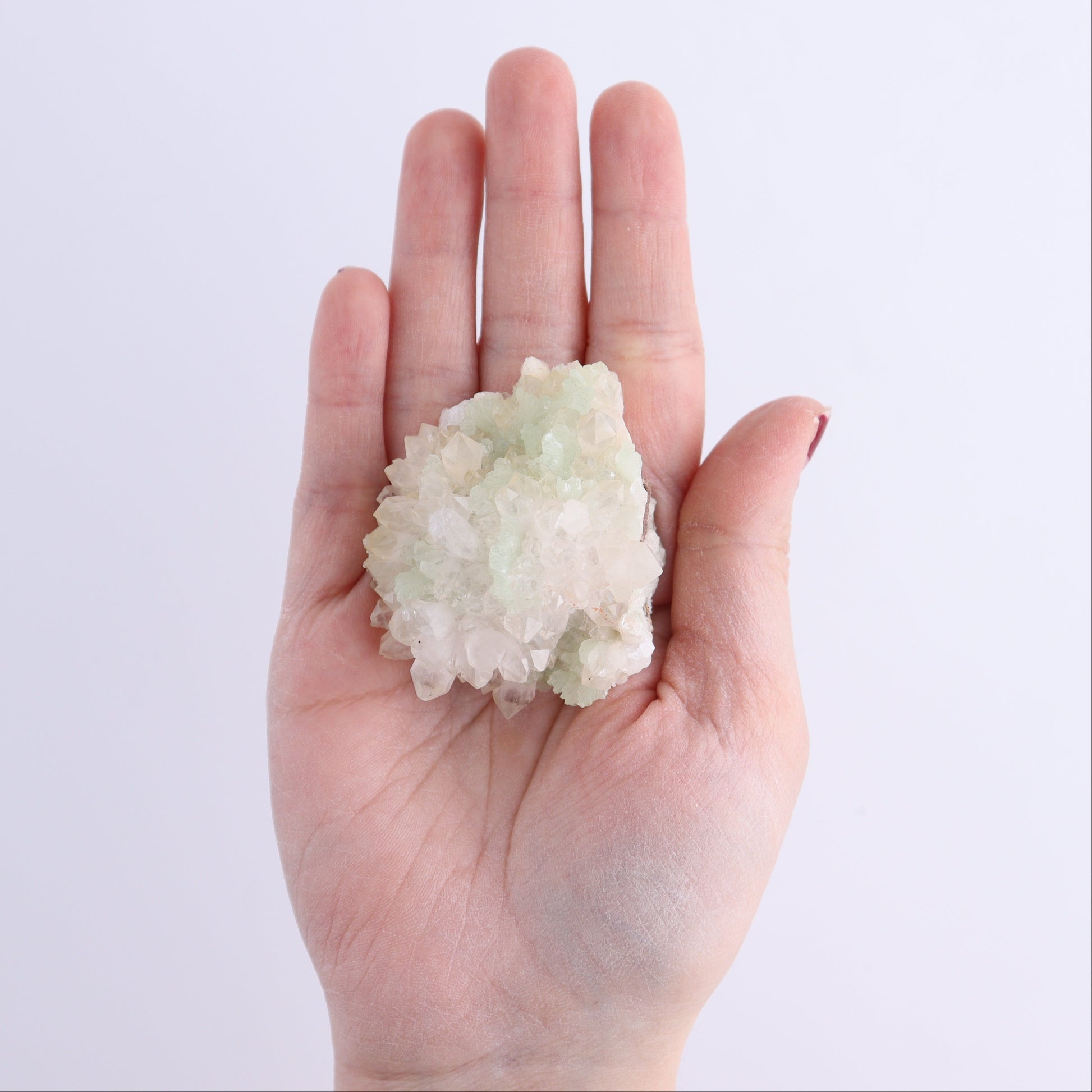 Prehnite Flat from Morocco - Expert Wholesale and Supplier of Wholesale Crystals & Bulk Gemstones, ["Clusters","Flats","Morocco","Prehnite"]