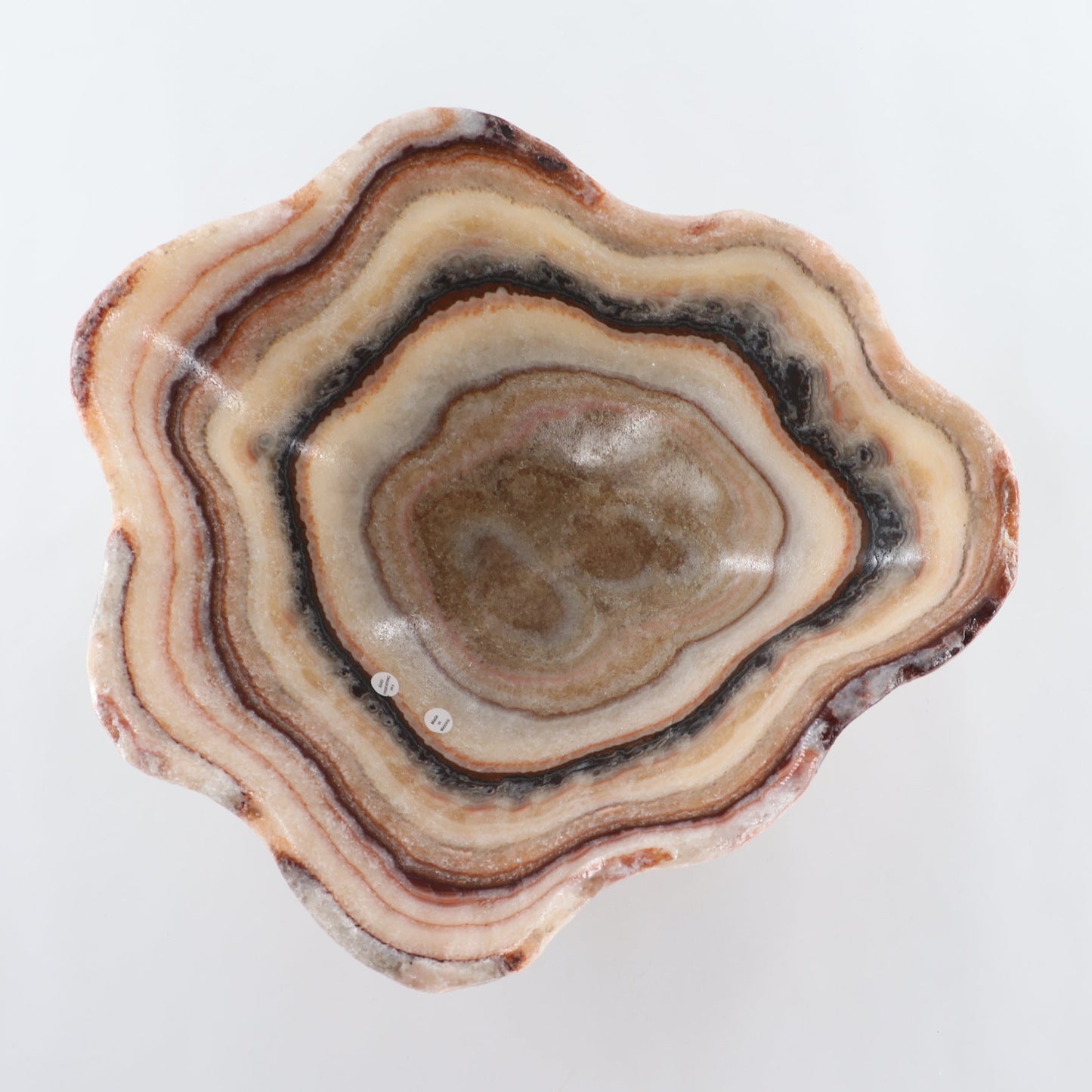 Mexican Onyx/Calcite Bowl 15"