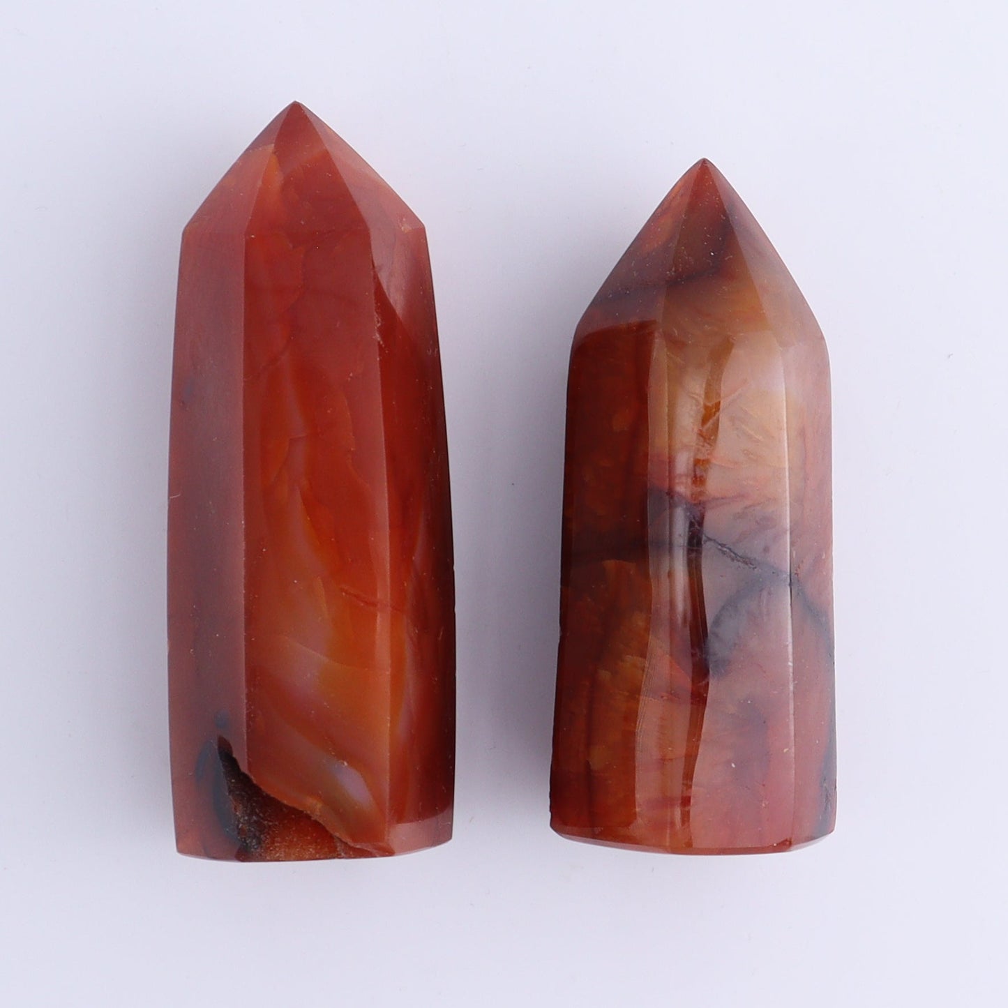 Carnelian Towers Set of 14 - Expert Wholesale and Supplier of Wholesale Crystals & Bulk Gemstones, ["carnelian","Madagascar","Towers"]