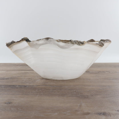 Mexican Onyx/Calcite Bowl 15"
