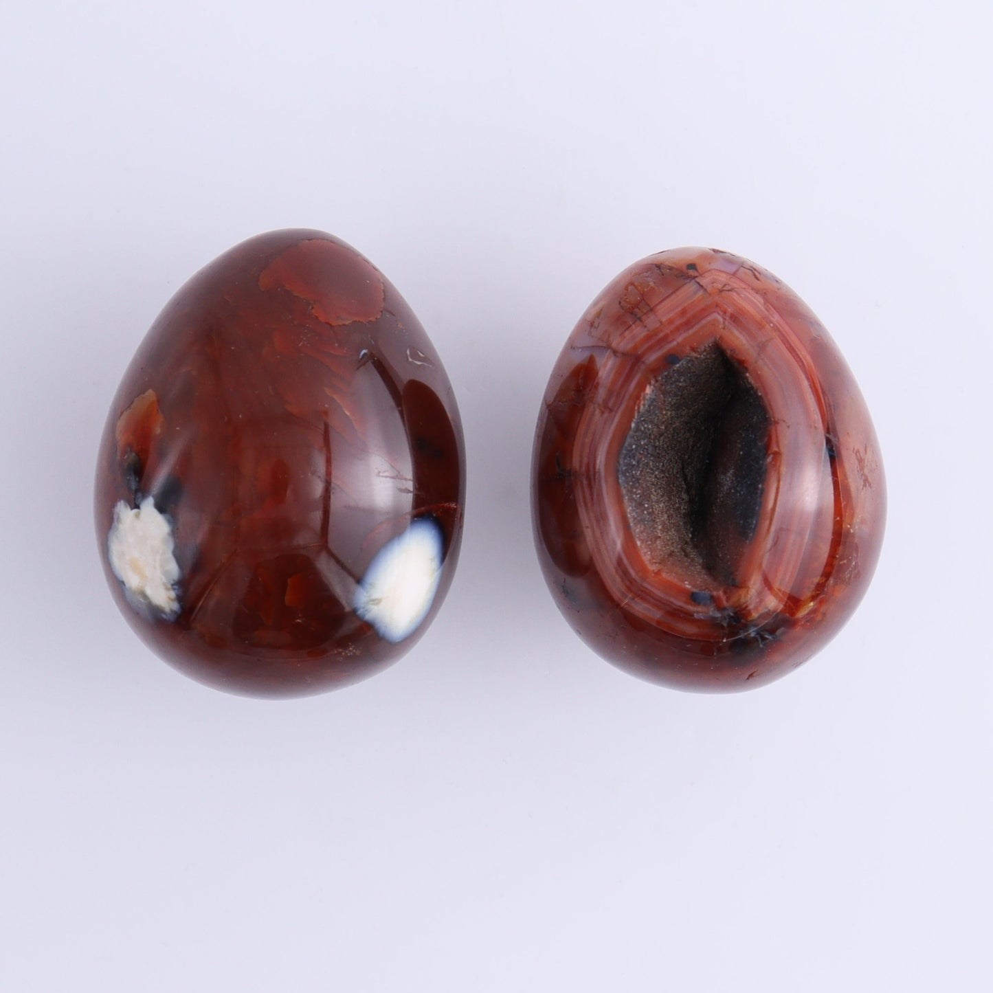 Carnelian Eggs Set of 12 - Expert Wholesale and Supplier of Wholesale Crystals & Bulk Gemstones, ["carnelian","Eggs","Madagascar"]