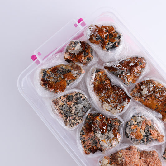 Cerussite Barite from Morocco Flat - Expert Wholesale and Supplier of Wholesale Crystals & Bulk Gemstones, ["Cerussite Barite","Flats","Morocco"]