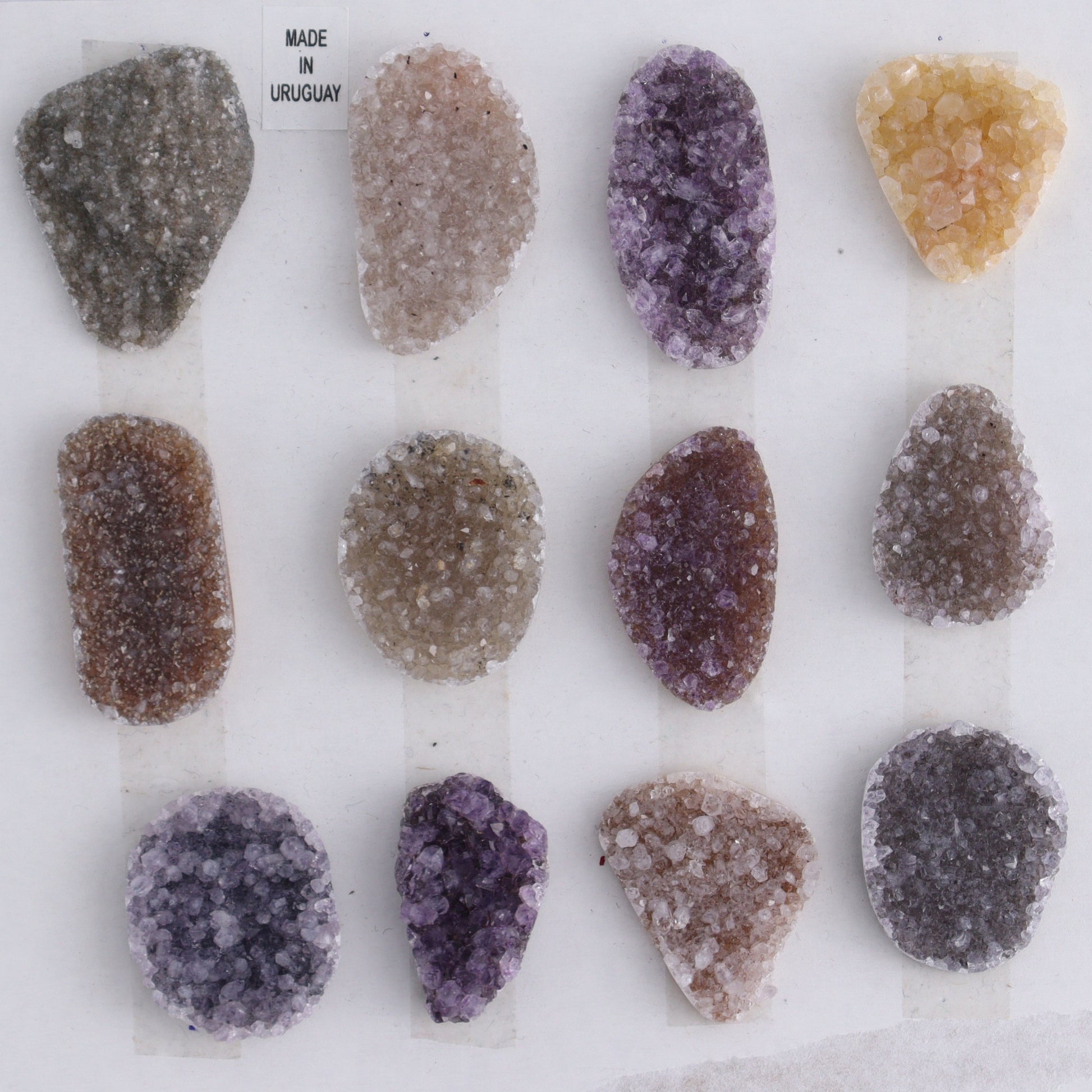 Amethyst Cabs Set of 12 - Expert Wholesale and Supplier of Wholesale Crystals & Bulk Gemstones, ["Amethyst","Cabs","Uruguay"]