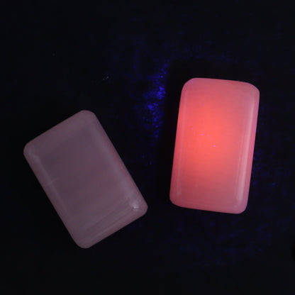 Pink Mangano Calcite Rectangles Set of 8 - Expert Wholesale and Supplier of Wholesale Crystals & Bulk Gemstones, ["Calcite","Hearts","Madagascar","Pink Calcite"]