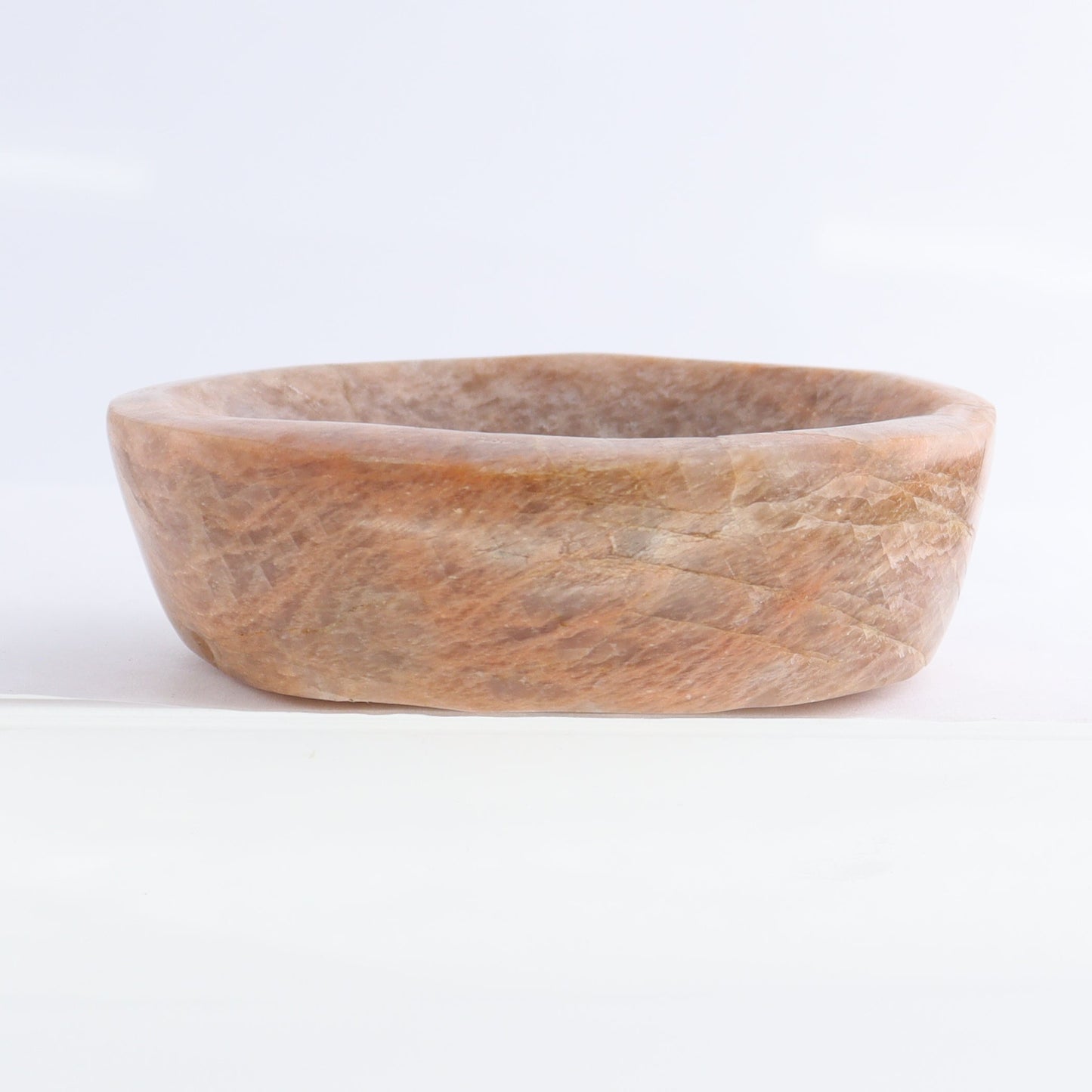 Peach Moonstone Bowl Set of 4 - Expert Wholesale and Supplier of Wholesale Crystals & Bulk Gemstones, ["bowl","Bowls","Peach Moonstone"]