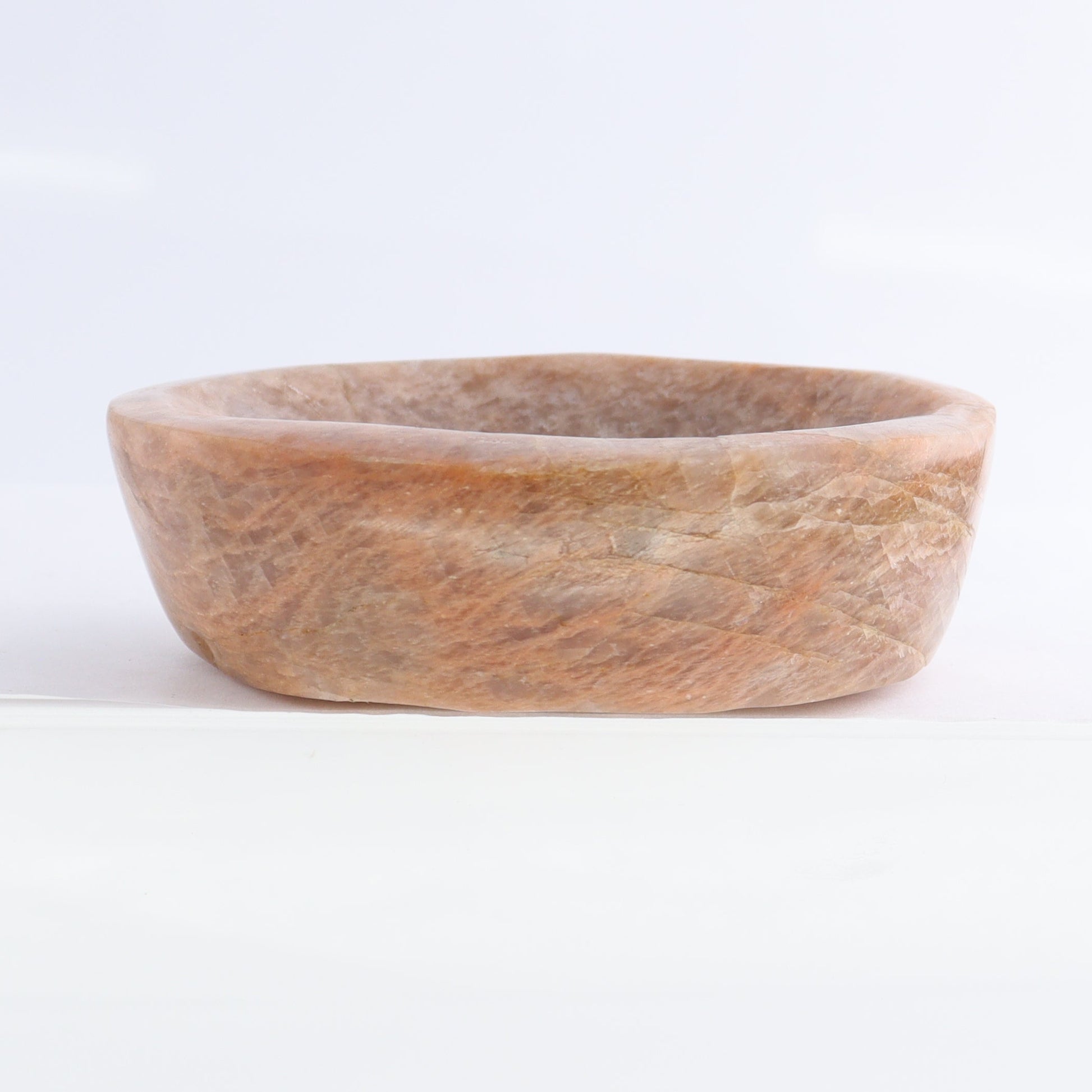 Peach Moonstone Bowl Set of 4 - Expert Wholesale and Supplier of Wholesale Crystals & Bulk Gemstones, ["bowl","Bowls","Peach Moonstone"]