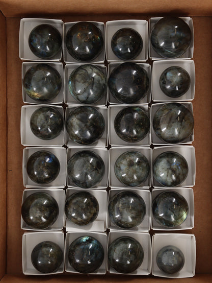 Labradorite Spheres Flat - Expert Wholesale and Supplier of Wholesale Crystals & Bulk Gemstones, []