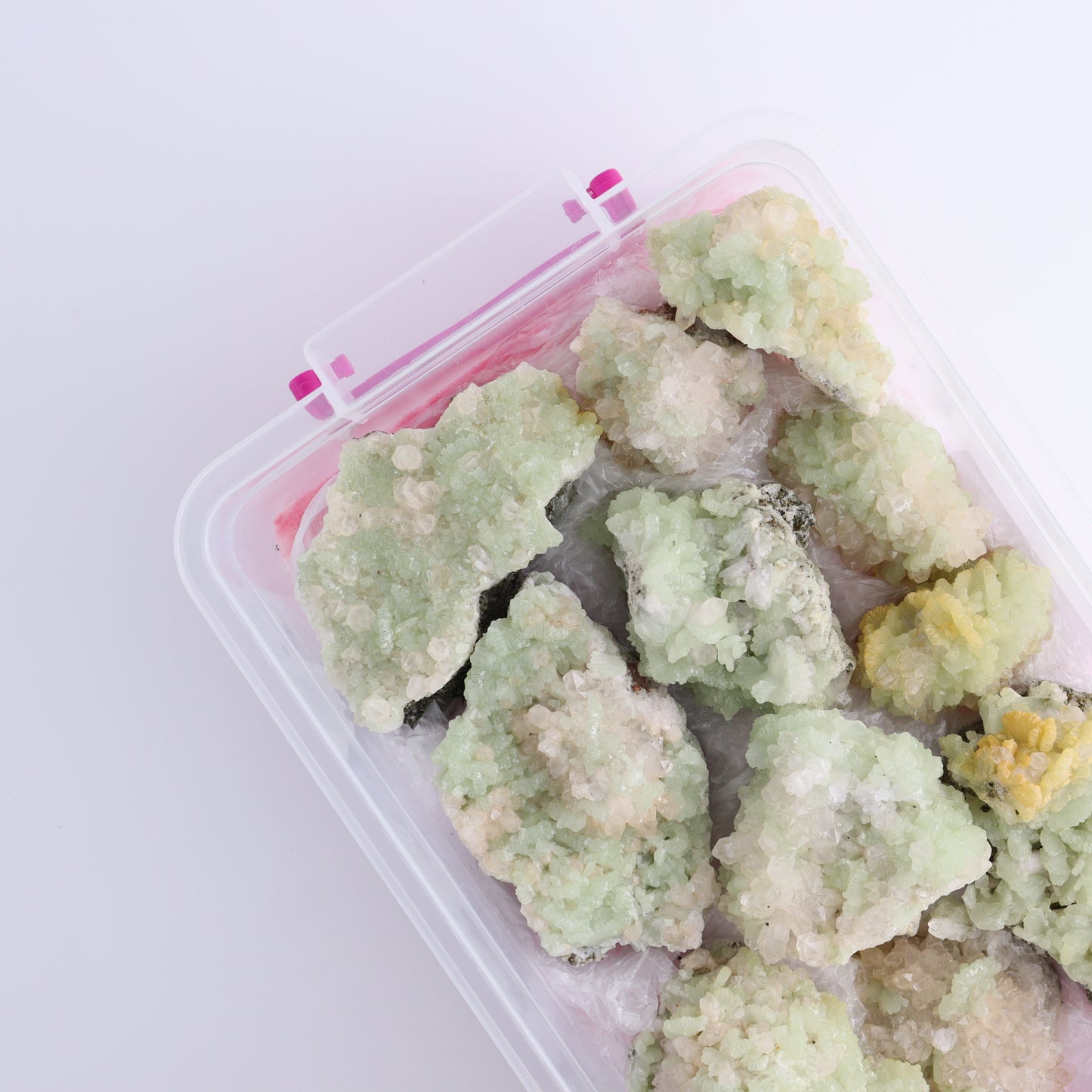 Prehnite Flat from Morocco - Expert Wholesale and Supplier of Wholesale Crystals & Bulk Gemstones, ["Clusters","Flats","Morocco","Prehnite"]