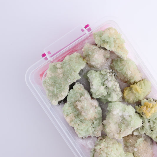 Prehnite Flat from Morocco - Expert Wholesale and Supplier of Wholesale Crystals & Bulk Gemstones, ["Clusters","Flats","Morocco","Prehnite"]