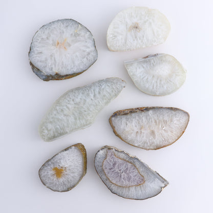 Agate Slices Set of 7 - Expert Wholesale and Supplier of Wholesale Crystals & Bulk Gemstones, ["Agate","Brazil","Slices and Slabs"]