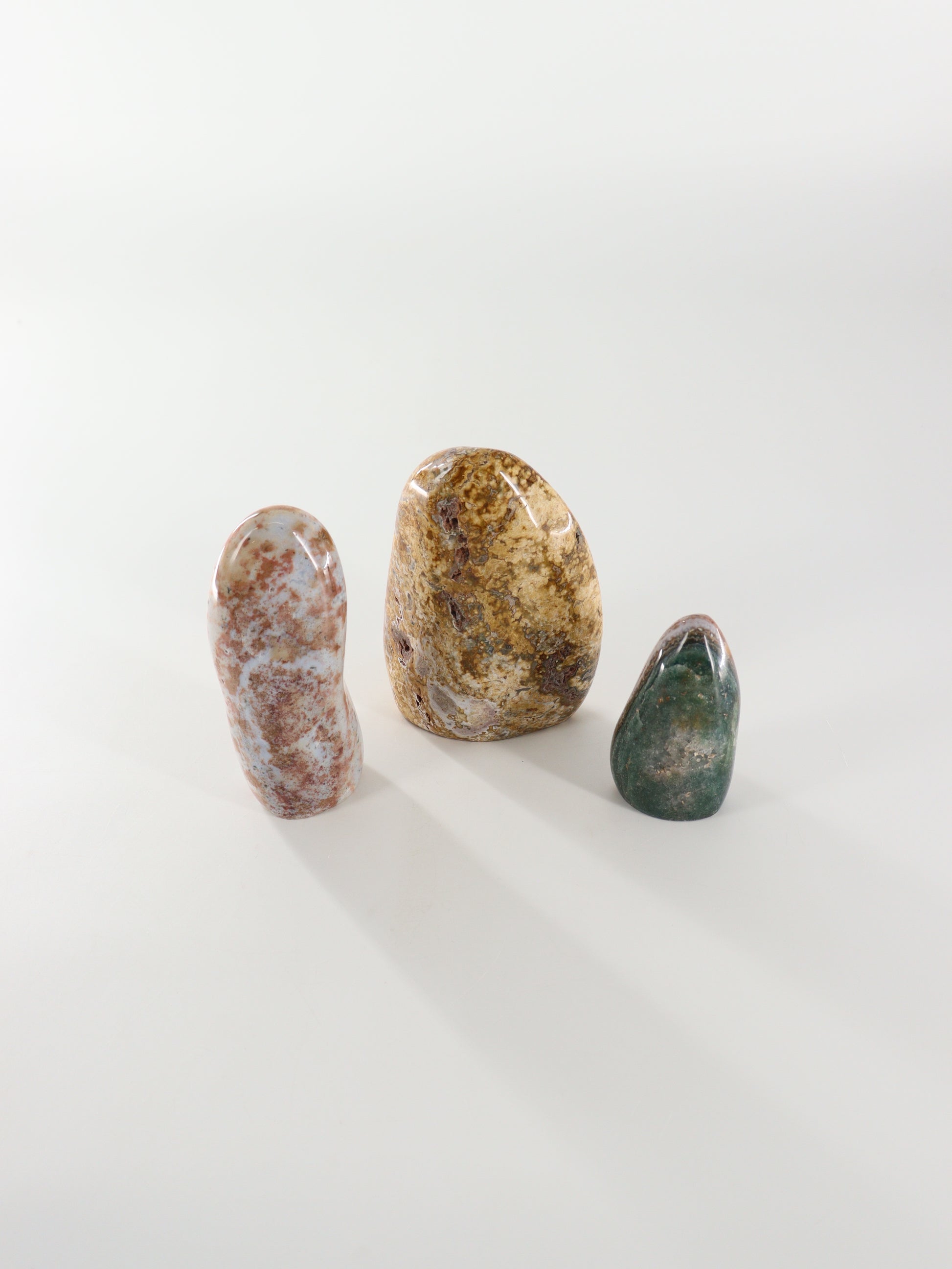 Ocean/Sea Jasper Freeforms Set of 3 - Expert Wholesale and Supplier of Wholesale Crystals & Bulk Gemstones, []