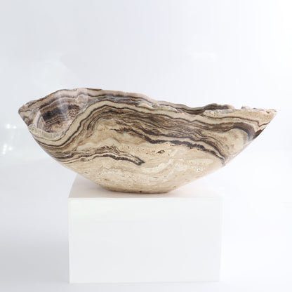 Mexican Onyx/Calcite Bowl 14"