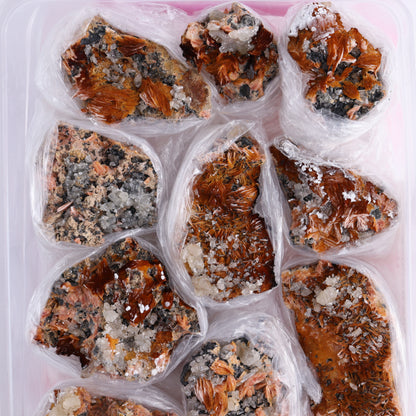 Cerussite Barite from Morocco Flat - Expert Wholesale and Supplier of Wholesale Crystals & Bulk Gemstones, ["Cerussite Barite","close_70","Flats","Morocco"]