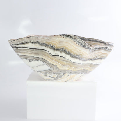Mexican Onyx/Calcite Bowl 15"
